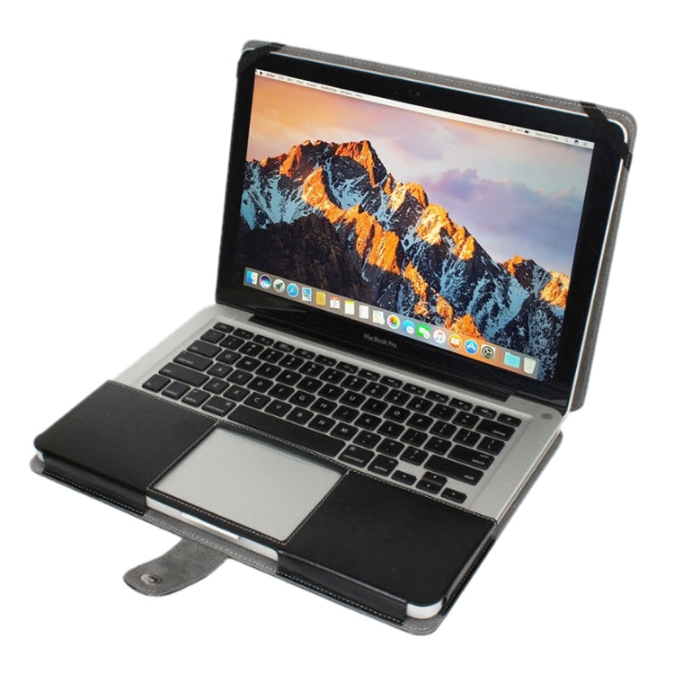 Für Macbook Pro 15,4 Zoll Laptop Crazy Horse Textur Horizontal Klappbare Lederhülle