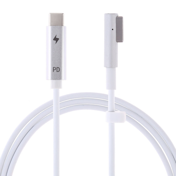 45W / 60W / 65W 5-Pin MagSafe 1 (L-förmig) zu USB-C / Type-C PD Ladekabel, 45W / 60W / 65W MagSafe 1