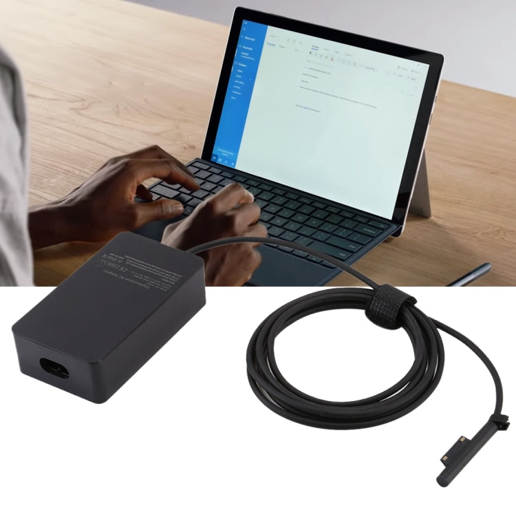 A1625 15V 2,58A 44W Netzteil Ladeadapter für Microsoft Surface Pro 6 / Pro 5 (2017) / Pro 4, EU-Stecker, MBC0294A, MBC0294D