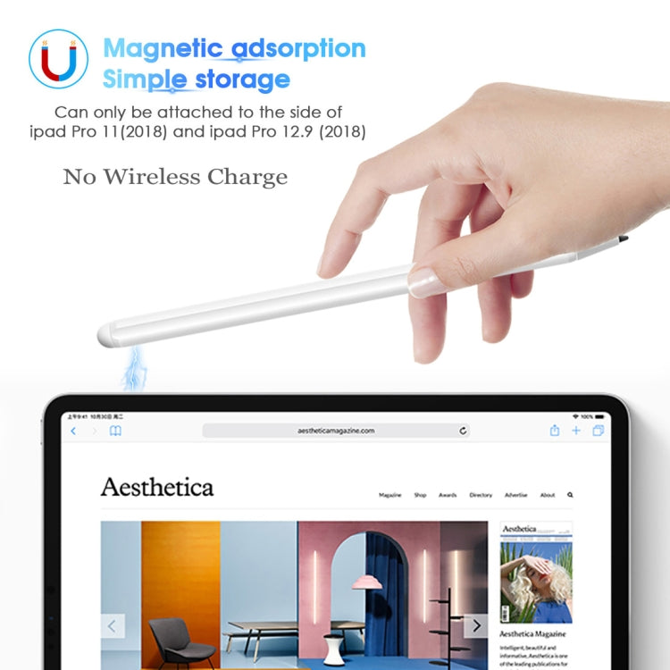 1,4-2,3mm Magnetisches Design Superfeine Spitze Verhindert versehentliche Berührungen Handschriftlicher kapazitiver Bildschirm-Stift
