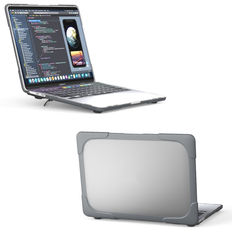 Für MacBook Pro 13 Zoll 2022 & A2289 / A2251 / A2338 2020 PC + TPU Zweifarbige Laptop-Schutzhülle