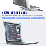 For MacBook Pro 13 inch 2022 & A2289 / A2251 / A2338 2020 PC + TPU Two Colors Laptop Protective Case