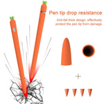 LOVE MEI Für Apple Pencil 2 Karottenförmige Stylus Stift Silikon Schutzhülle, Für Apple Pencil 2