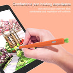 LOVE MEI Für Apple Pencil 1 Karottenförmige Silikon-Schutzhülle, Für Apple Pencil 1