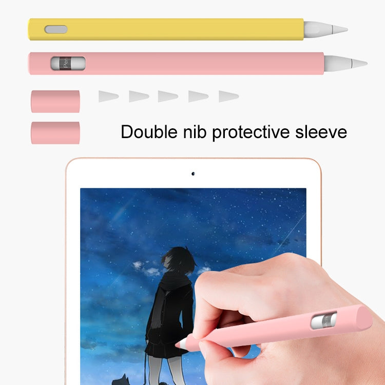 LOVE MEI Für Apple Pencil 2 Dreieckige Silikon-Schutzhülle, Für Apple Pencil 2