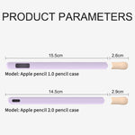 LOVE MEI Für Apple Pencil 2 Streifen-Design Silikon-Schutzhülle, Für Apple Pencil 2