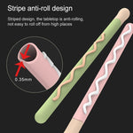 LOVE MEI Für Apple Pencil 2 Streifen-Design Silikon-Schutzhülle, Für Apple Pencil 2