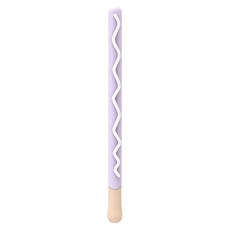 LOVE MEI Für Apple Pencil 2 Streifen-Design Silikon-Schutzhülle, Für Apple Pencil 2