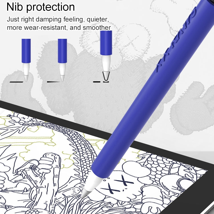 LOVE MEI Für Apple Pencil 2 Mittelfinger-förmige Silikon-Schutzhülle, Für Apple Pencil 2