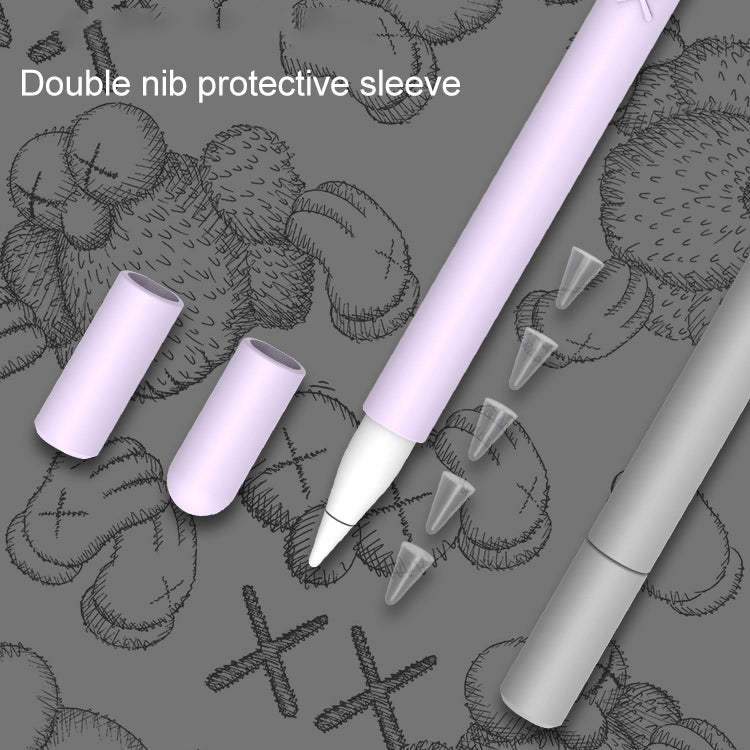 LOVE MEI Für Apple Pencil 1 Mittelfinger-förmige Silikon-Schutzhülle, Für Apple Pencil 1