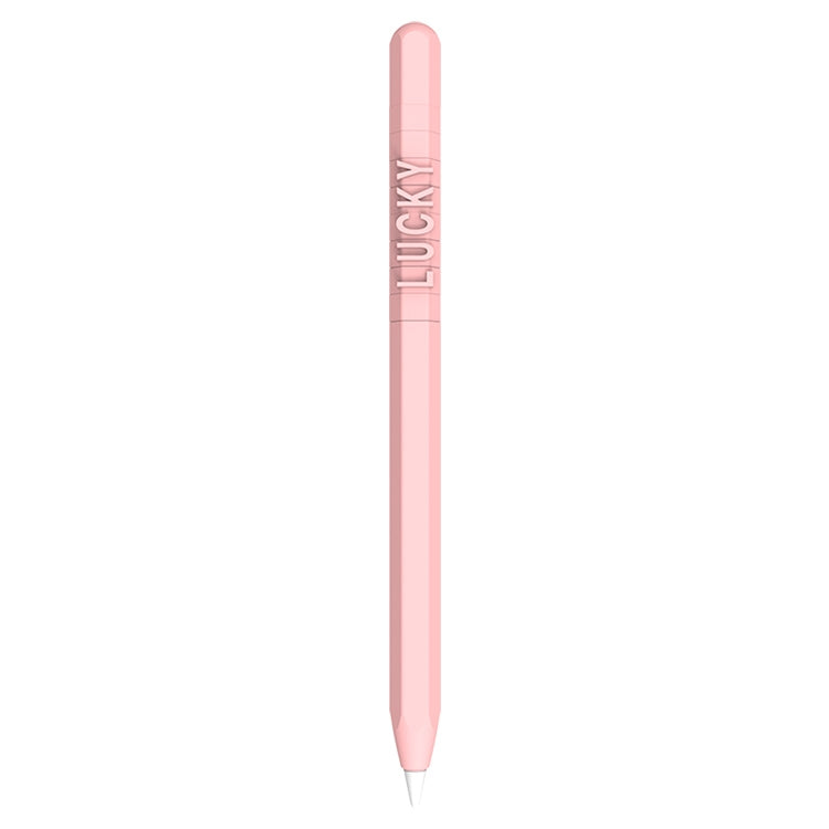 LOVE MEI Für Apple Pencil 2 Zahlen- und Buchstaben-Design Silikon-Schutzhülle, Für Apple Pencil 2