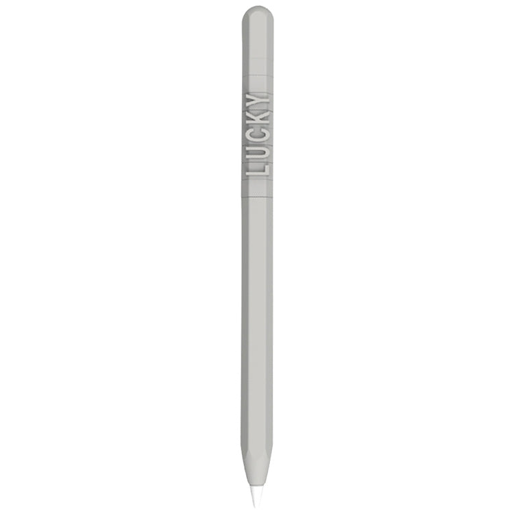 LOVE MEI Für Apple Pencil 2 Zahlen- und Buchstaben-Design Silikon-Schutzhülle, Für Apple Pencil 2