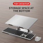 R-JUST Hebbarer verstellbarer Laptop-Ständer, Laptop-Ständer