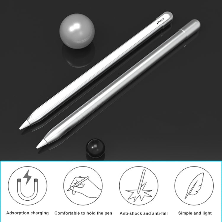Metall Matt Rutschfester Stylus Stift Schutzhülle für Apple Pencil 2, Für Apple Pencil 2
