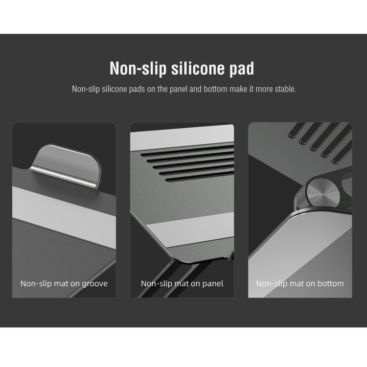 NILLKIN ProDesk Verstellbarer Laptop-Notebook-Ständer aus Aluminiumlegierung