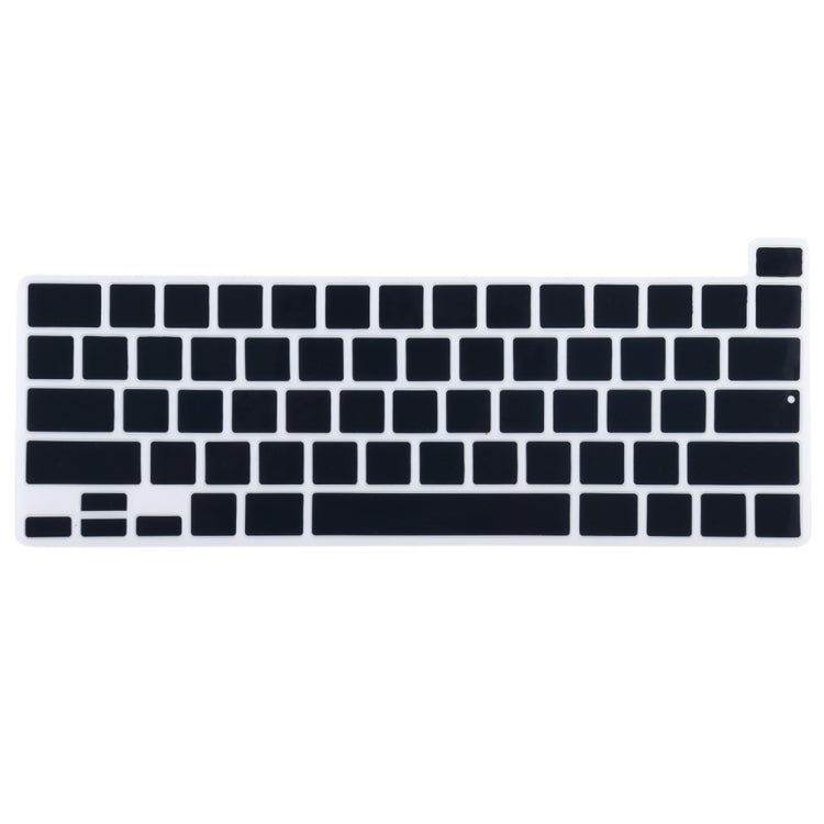 Staubdichte Silikon Laptop-Tastaturschutzfolie für MacBook Pro 16 Zoll A2141 & Pro 13,3 Zoll A2251 / A2289 / A2338 (2020), Für MacBook Pro 16 Zoll A2141 (Schwarz), Für MacBook Pro 16 Zoll A2141 (Weiß)
