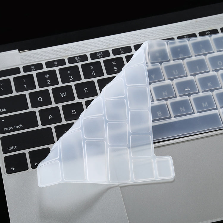 Staubdichte Silikon Laptop-Tastaturschutzfolie für MacBook Pro 16 Zoll A2141 & Pro 13,3 Zoll A2251 / A2289 / A2338 (2020), Für MacBook Pro 16 Zoll A2141 (Schwarz), Für MacBook Pro 16 Zoll A2141 (Weiß)