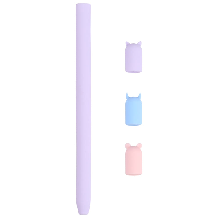 4 in 1 Stylus Stift Cartoon Tier Silikon Schutzhülle für Apple Pencil 1, Für Apple Pencil 1