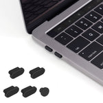 ENKAY 5-in-1 Staubschutzstöpsel für Ladeanschluss für MacBook 12 Zoll / MacBook Pro 13,3 / 15,4 Zoll (2016/2017)