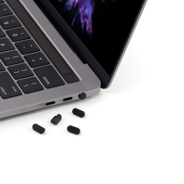 ENKAY 5-in-1 Staubschutzstöpsel für Ladeanschluss für MacBook 12 Zoll / MacBook Pro 13,3 / 15,4 Zoll (2016/2017)