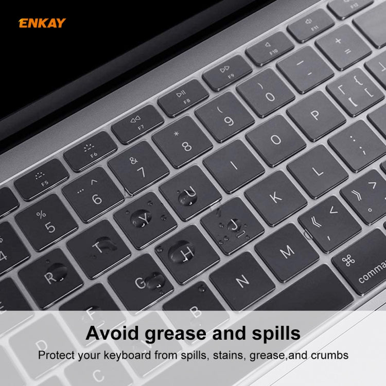 ENKAY TPU-Tastaturschutzabdeckung für MacBook Air 13,3 Zoll A1932 (2018), EU-Version, Für MacBook Air 13,3 Zoll A1932 (2018)