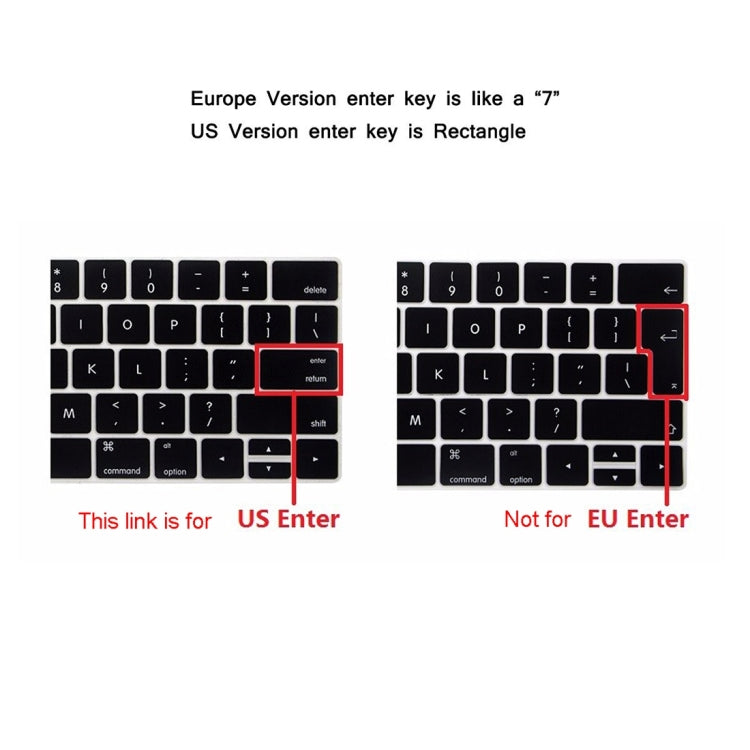 ENKAY Hat-Prince 2-in-1 Mattierte Hartschalen-Kunststoff-Schutzhülle + US-Version Ultra-dünne TPU-Tastaturschutzabdeckung für 2016 Neues MacBook Pro 13,3 Zoll ohne Touchbar (A1708), 13,3 Zoll ohne Touch Bar US-Version