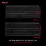 Für MacBook Air 13,3 Zoll A1932 2018 ENKAY Hat-prince US-Version des Notebooks Ultra-dünne TPU Tastaturschutzabdeckung