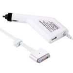 45W 14,85V 3,05A 5-Pin T-Stil MagSafe 2 Auto-Ladegerät mit 1 USB-Anschluss für Apple Macbook A1466 / A1436 / A1465 / A1435 / MD224 / MD231 / MD761 / MD711, Länge: 1,7m, 45W 14,85V 3,05A