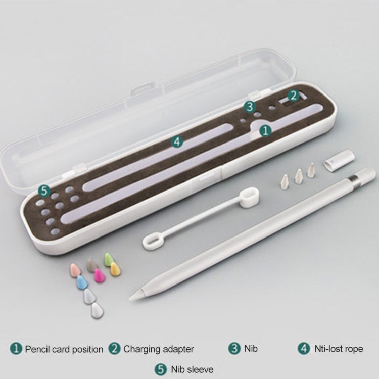 Für Apple Pencil 1 / 2 10mm Multifunktionaler Handschrift Stift Schutzhülle TouchPen Aufbewahrungsbox, 10mm