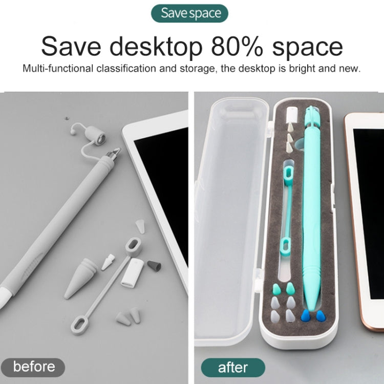 Für Apple Pencil 1 / 2 10mm Multifunktionaler Handschrift Stift Schutzhülle TouchPen Aufbewahrungsbox, 10mm