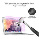 9H Oberflächenhärte Anti-Blau-Licht explosionsgeschützte gehärtete Glasfolie für MacBook Pro 13,3 Zoll mit Touch Bar (A1706), Für MacBook Pro 13,3 Zoll mit Touch Bar (A1706)