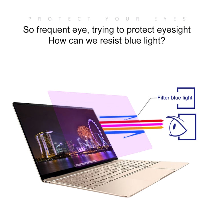 9H Oberflächenhärte Anti-Blau-Licht explosionsgeschützte gehärtete Glasfolie für MacBook Pro 13,3 Zoll mit Touch Bar (A1706), Für MacBook Pro 13,3 Zoll mit Touch Bar (A1706)