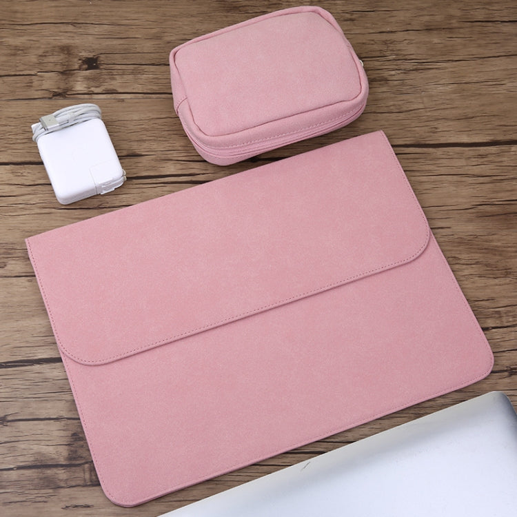 2 in 1 Horizontale matte Leder-Innentasche für Laptop + Netzteiltasche für MacBook Air 11,6 Zoll A1465 (2012 - 2015) / A1370 (2010 - 2011), MacBook Air 11,6 Zoll A1465 (2012 - 2015) / A1370 (2010 - 2011)