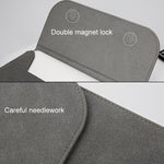 2 in 1 Horizontale matte Leder-Innentasche für Laptop + Netzteiltasche für MacBook Air 13,3 Zoll A1466 (2012 - 2017) / A1369 (2010 - 2012), MacBook Air 13,3 Zoll A1466 (2012 - 2017) / A1369 (2010 - 2012)