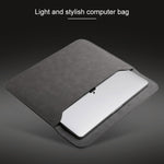 2 in 1 Horizontale matte Leder-Innentasche für Laptop + Netzteiltasche für MacBook Air 13,3 Zoll A1466 (2012 - 2017) / A1369 (2010 - 2012), MacBook Air 13,3 Zoll A1466 (2012 - 2017) / A1369 (2010 - 2012)