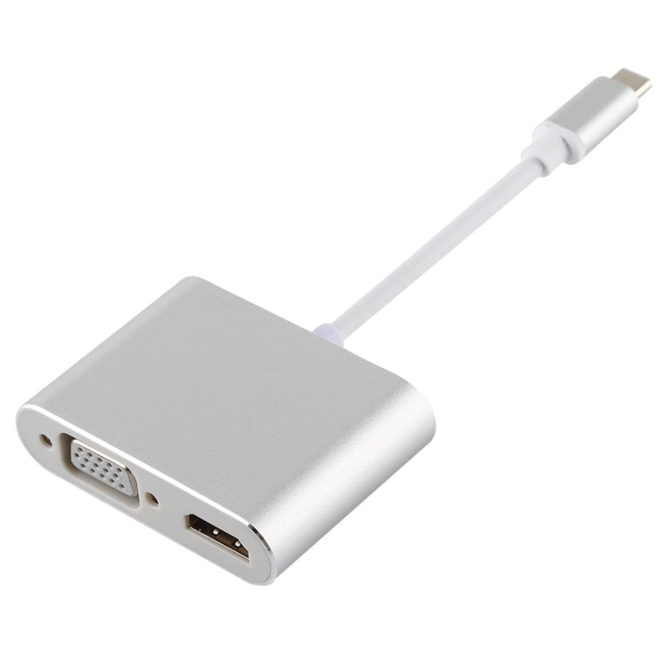 4-in-1 USB / Typ-C auf 4K HDMI + VGA + USB 3.0 Schnittstelle Multifunktionsadapter
