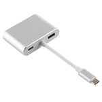 4-in-1 USB / Typ-C auf 4K HDMI + VGA + USB 3.0 Schnittstelle Multifunktionsadapter
