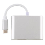 4-in-1 USB / Typ-C auf 4K HDMI + VGA + USB 3.0 Schnittstelle Multifunktionsadapter
