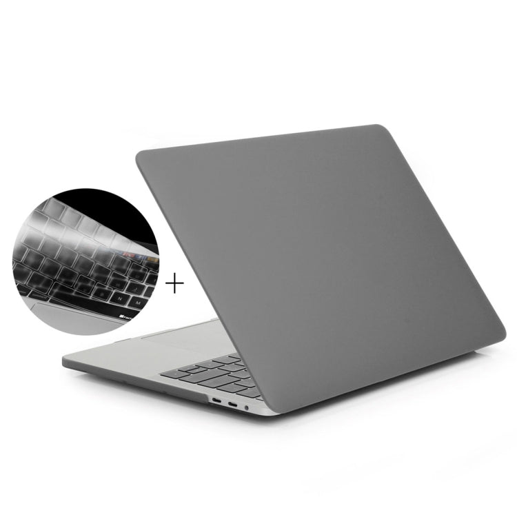 ENKAY Hat-Prince 2 in 1 Mattierte Hartschalen-Kunststoff-Schutzhülle + Europa-Version Ultra-dünner TPU Tastaturschutz für 2016 MacBook Pro 15,4 Zoll mit Touch Bar (A1707), 15,4 Zoll mit Touch Bar Europa-Version
