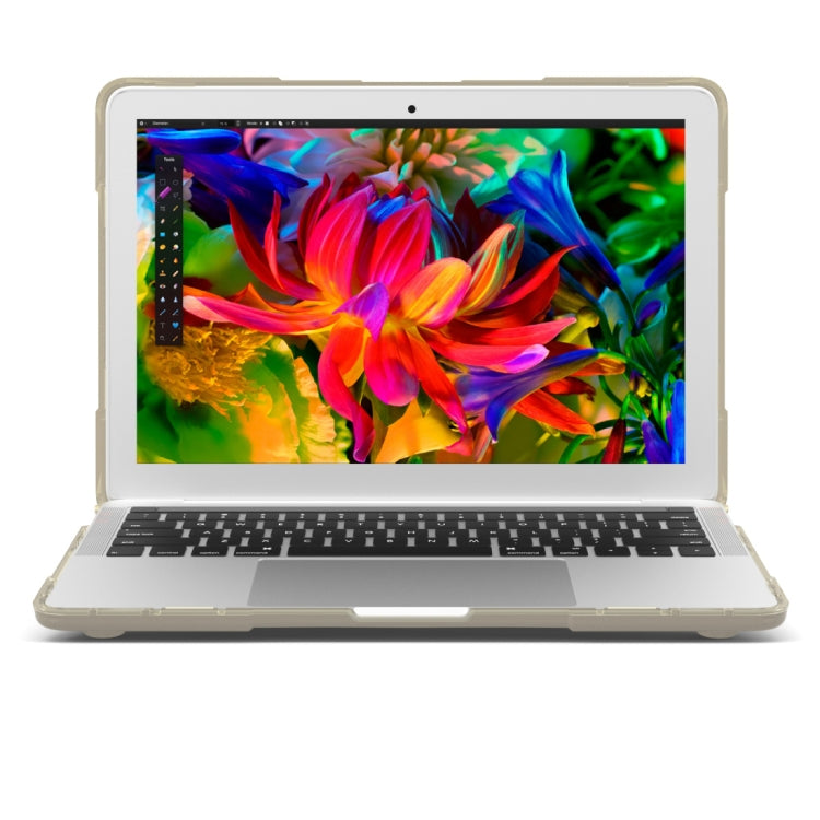 Für MacBook Pro 13,3 Zoll (A1708) & mit Touch Bar (A1706) Laptop TPU + PC Klappbare stoßfeste Schutzhülle mit Halter, Für MacBook Pro 13,3 Zoll mit Touch Bar