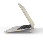 Für MacBook Pro 13,3 Zoll (A1708) & mit Touch Bar (A1706) Laptop TPU + PC Klappbare stoßfeste Schutzhülle mit Halter, Für MacBook Pro 13,3 Zoll mit Touch Bar