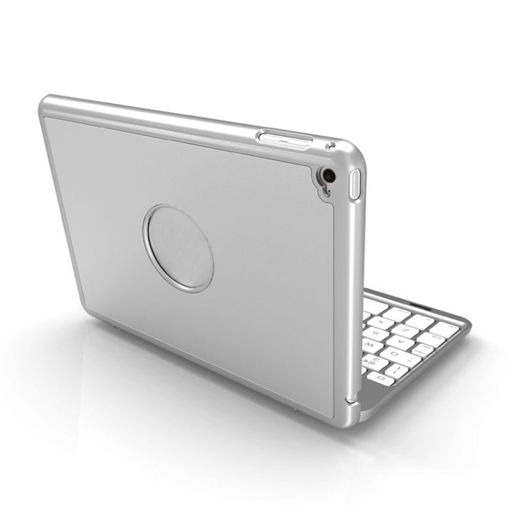 F8SM+ Laptop-Version Bunte hintergrundbeleuchtete Aluminiumlegierung Bluetooth-Tastatur Tablet-Hülle für iPad mini 4 / mini 5
