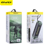awei Y280 IPX4 Bluetooth-Lautsprecher Powerbank mit verbessertem Bass, integriertem Mikrofon, Unterstützung für FM / USB / TF-Karte / AUX, Y280