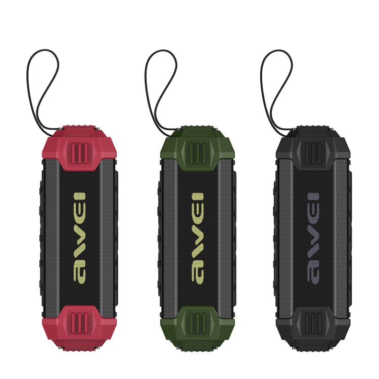 awei Y280 IPX4 Bluetooth-Lautsprecher Powerbank mit verbessertem Bass, integriertem Mikrofon, Unterstützung für FM / USB / TF-Karte / AUX, Y280