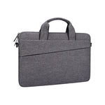 ST03S 15.4 inch Double Side Pockets Wearable Oxford Cloth Soft Handle Portable Laptop Tablet Bag, 15.4 inch Black, 15.4 inch Pink, 15.4 inch Grey, 15.4 inch Deep Space Gray, 15.4 inch Navy Blue