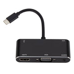 USB-C / Type-C zu HDMI / VGA / USB 3.0 / PD Konverter