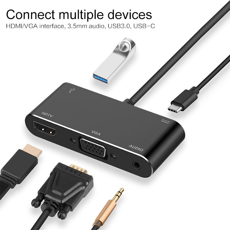 USB-C / Type-C zu HDMI / VGA / USB 3.0 / PD Konverter