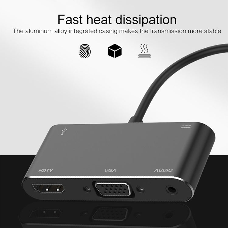 USB-C / Type-C zu HDMI / VGA / USB 3.0 / PD Konverter