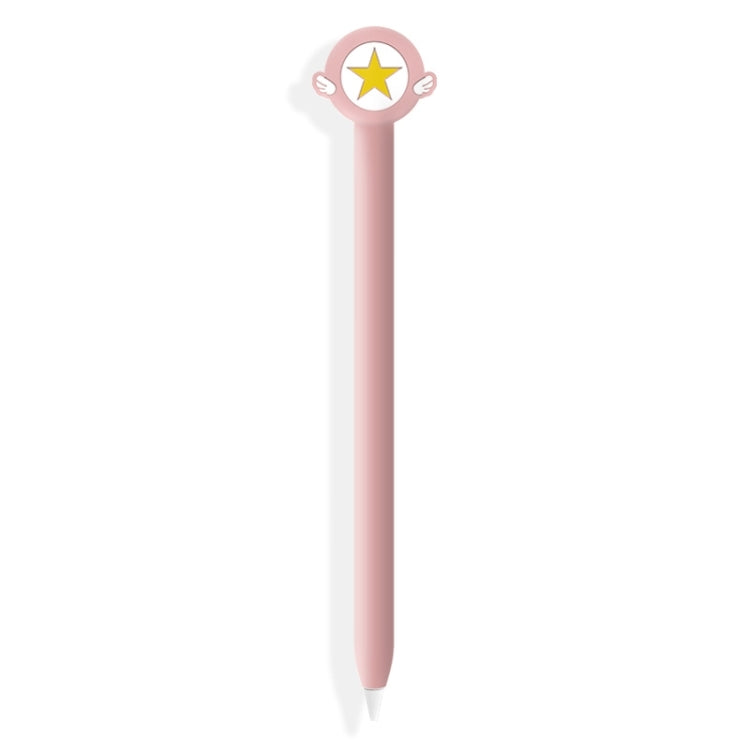 Niedliche Cartoon Silikon Schutzhülle für Apple Pencil 2 (Katzenklaue Pink), Für Apple Pencil 2