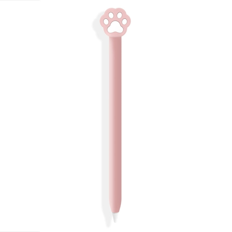 Niedliche Cartoon Silikon Schutzhülle für Apple Pencil 2 (Katzenklaue Pink), Für Apple Pencil 2